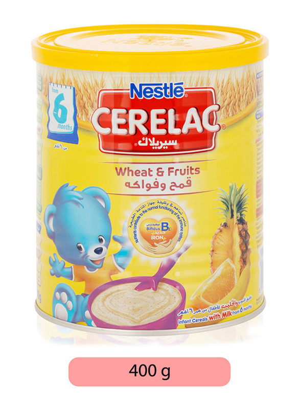 Nestle Cerelac Wheat & Fruits Infant Cereal, 12265677, 400g