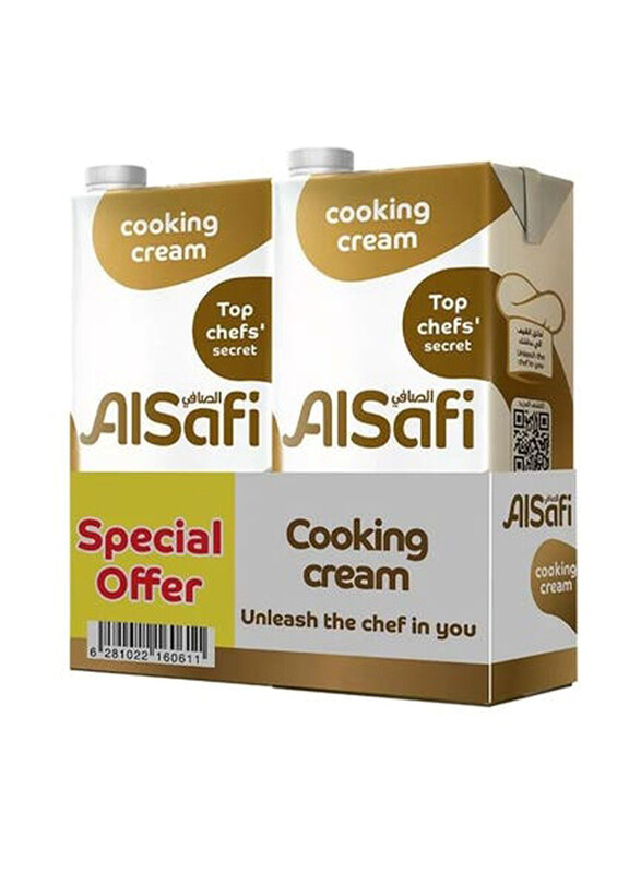 

Al Safi Cooking Cream, 2 x 1 Liter