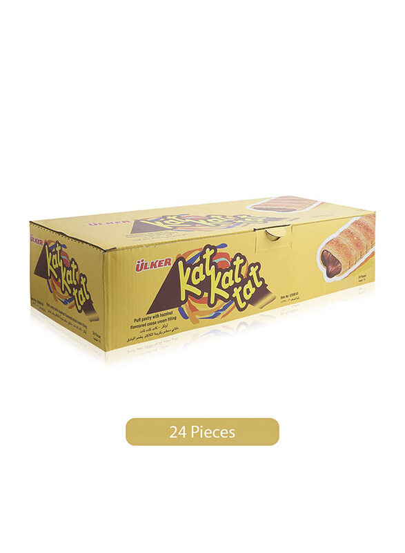 

Ulker Kat Kat Tak Puff Pastry with Hazelnut - 24 Pieces