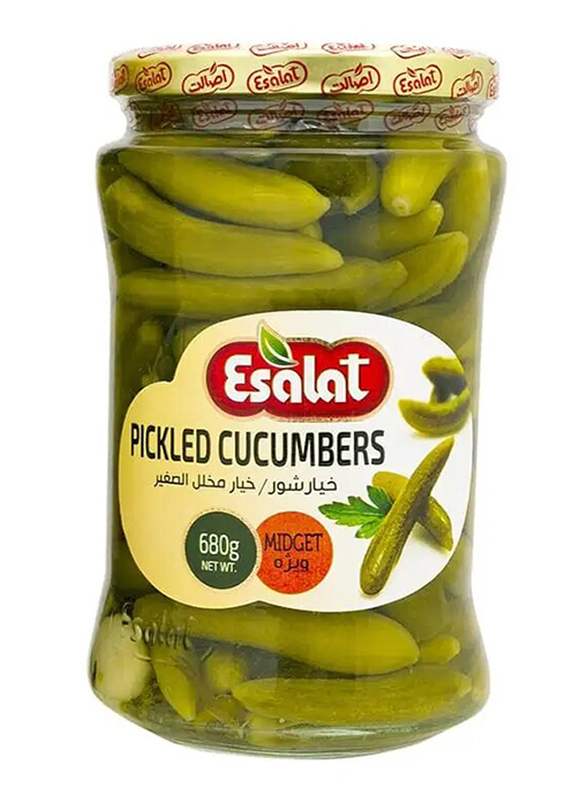 Esalat Pickled Cucumbers Midget - 680g