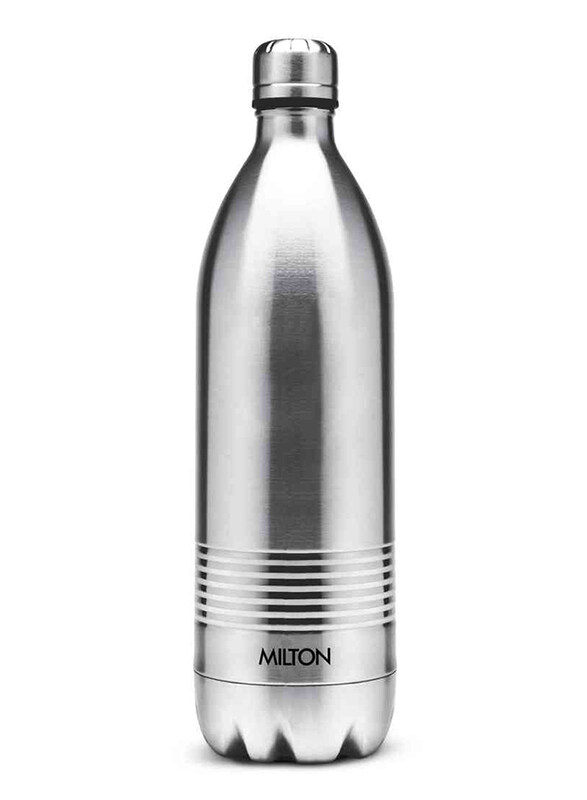 

Milton 1 Ltr Thermosteel Vacuum Insulated Bottle Duo Dlx 1000, Silver