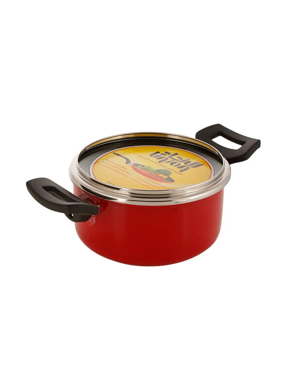 

Union Non Stick Red Casserole with Lid, 16cm