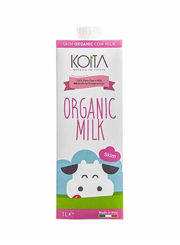 Koita Skim Organic Milk, 12 x 1 Litre