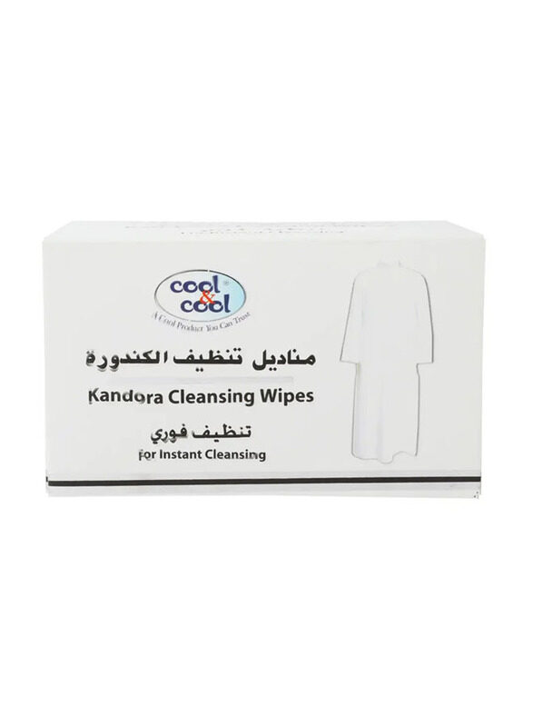 

Cool & Cool Kandora Cleansing Wipes, 12 Pieces