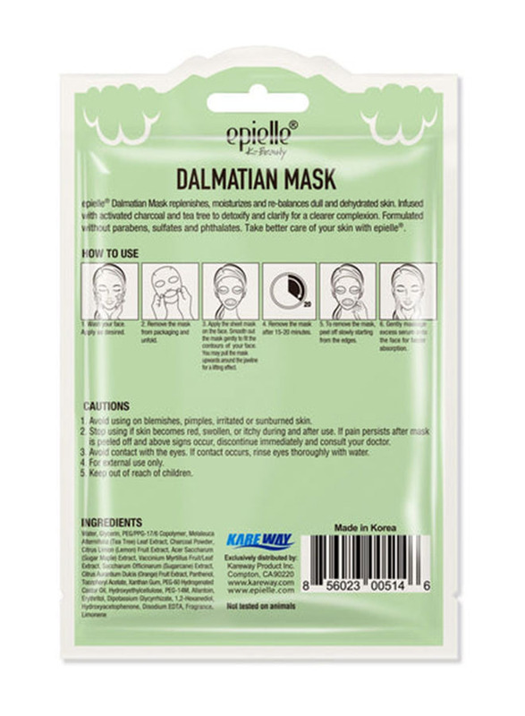 Epielle Dalmatian Character Mask, 1 Mask