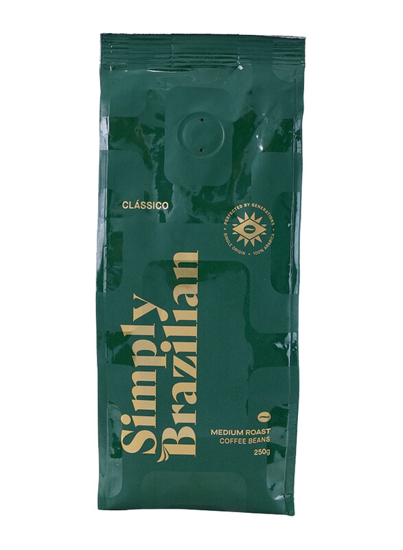 

Simply Brazilian Medium Roast Classico Coffee Beans, 250g