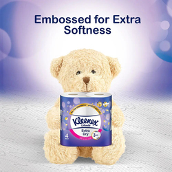 Kleenex Cottonelle Extra Dry Toilet Tissues - 4 x 160 Sheets