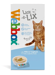 Webbox Lick-e-Lix Milk & Yoghurt Cream Cat Treat, 5 Pieces, 75g