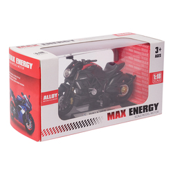 Max Energy Scale Model Alloy Die-Cast Metal Motor Bike, 1 Piece, Ages 3+