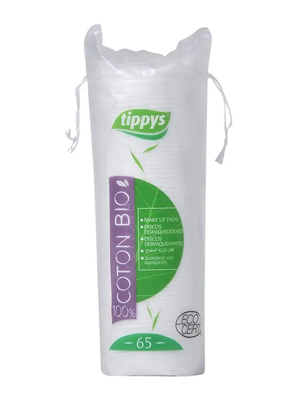 Tippys Bio Cotton Make Up Pads - 65