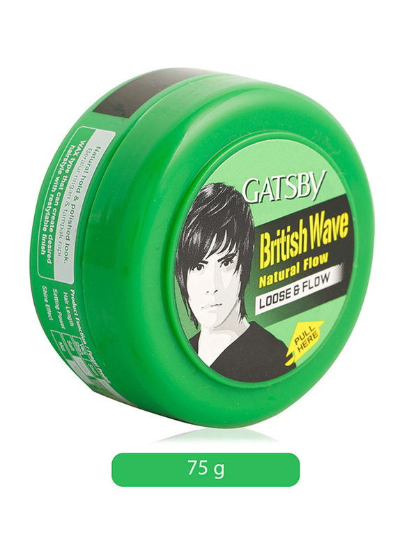 Gatsby Loose & Flow Hair Styling Wax for All Hair Types, 75gm