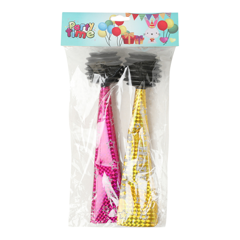 Party Time Big Size Horn, 2 Pieces, Assorted