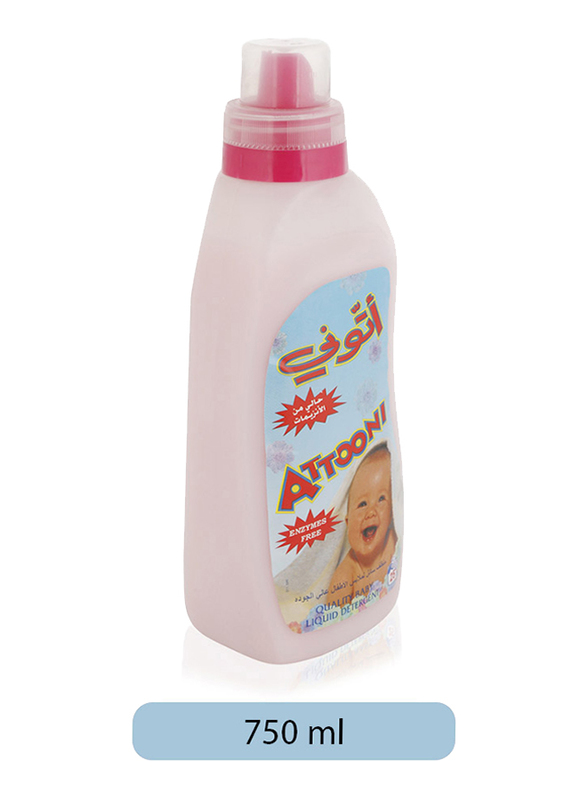 Attooni 750ml Enzyme Free Liquid Detergent, Pink