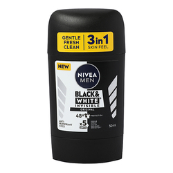 Nivea Men Black & White Invisible Anti-perspirant Stick, 50ml