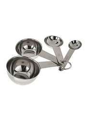 Fackelmann 4-Piece Fklman Stainless Steel Measuring Set, Silver