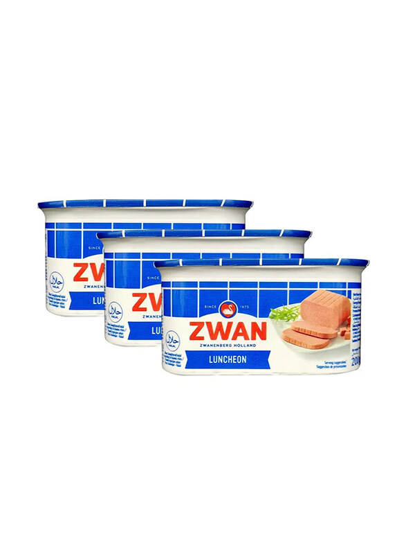 Zwan Beef Luncheon Meat, 3 x 200g