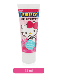 Firefly Hello Kitty 75ml Striped Strawberry Gel Fluoride Anti-Cavity Toothpaste for Kids