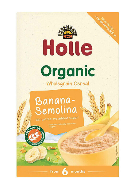 

Holle Fruit Porridge Banana Semolina, 6 Months, 250g