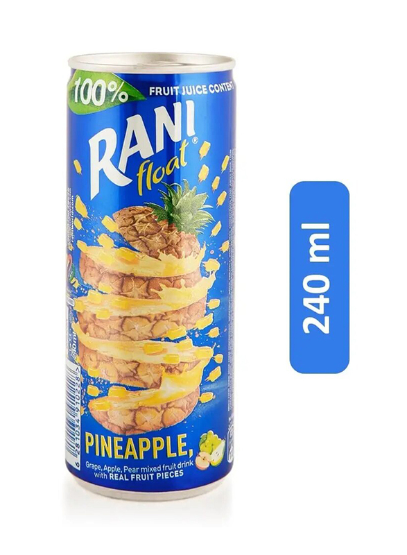 Rani Float Pineapple Fruit Drink with Real Fruit Pieces - 240ml
