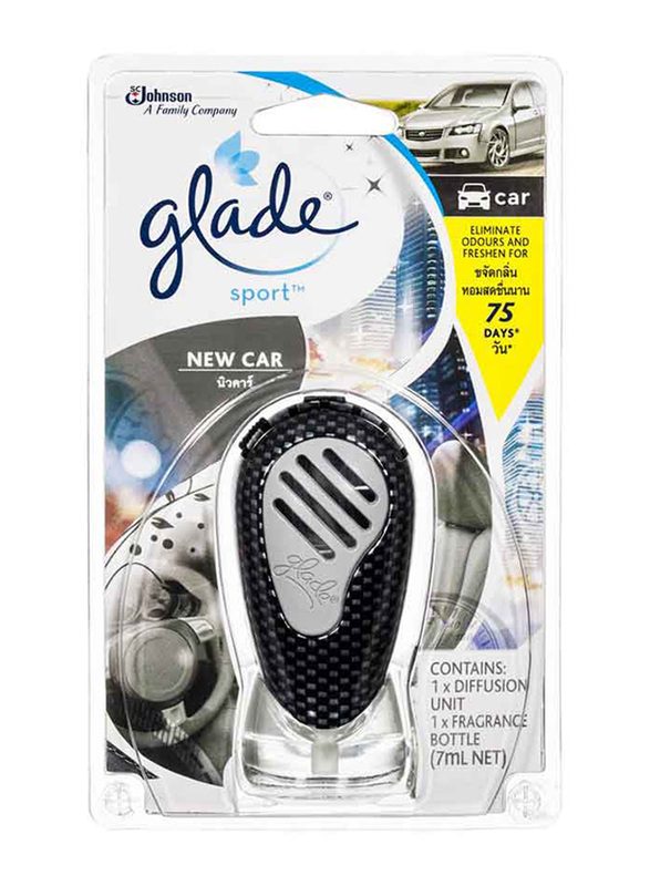 Glade 7ml Car Air Freshener, Black/Grey