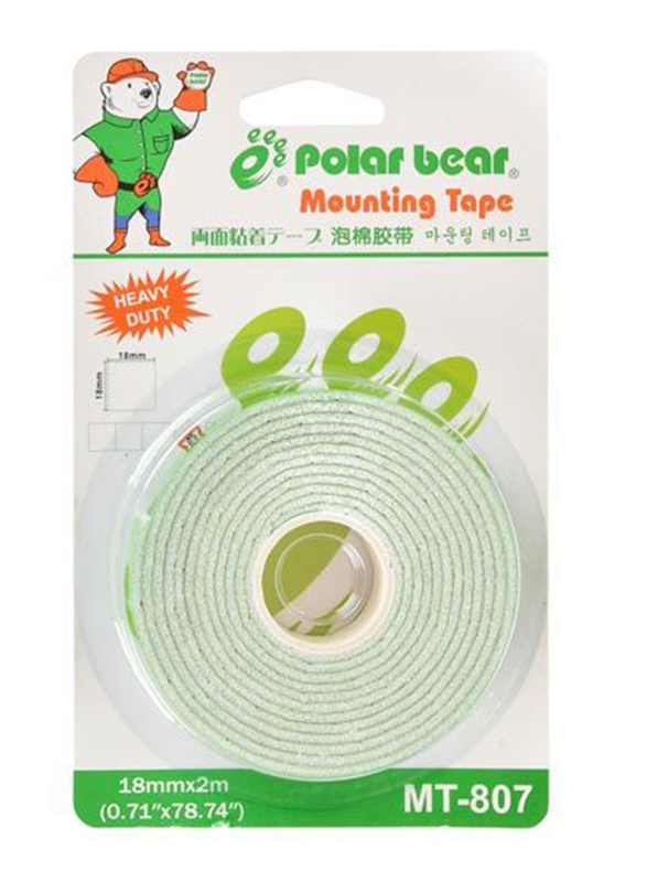 Polar Bear Mounting Tape, Mt-807, Light Green