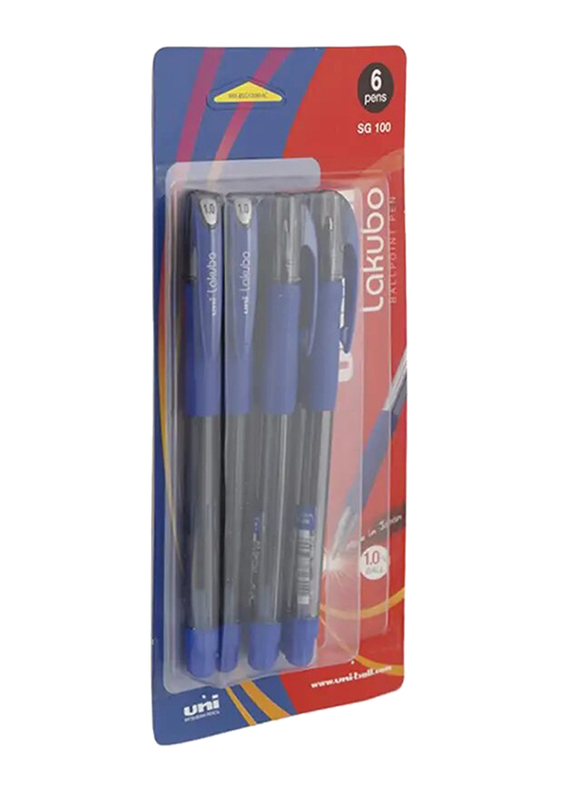Uniball Lakubo Ballpoint Pen - 6 Pieces
