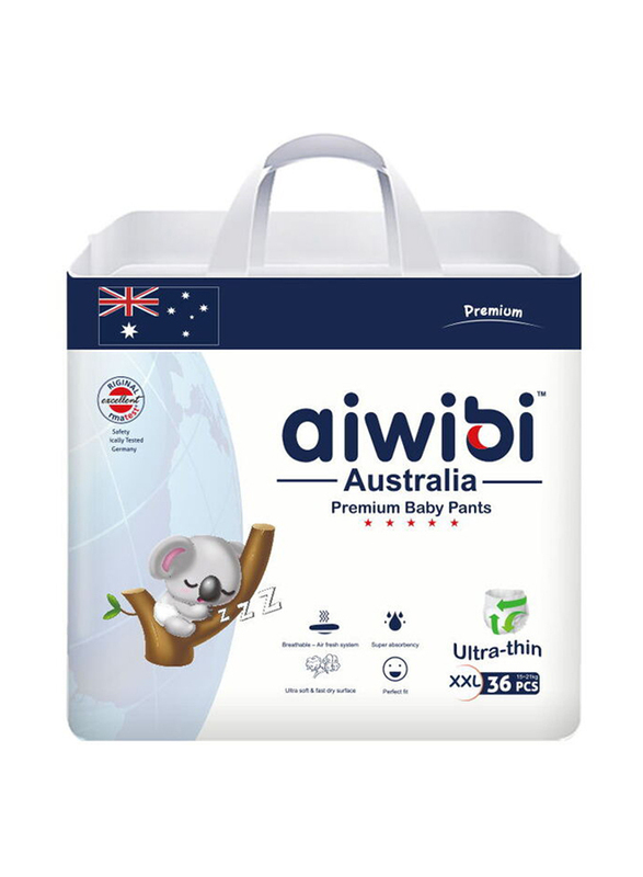 Aiwibi Premium Pants, Size 6, 15-21 Kg, 36 Count