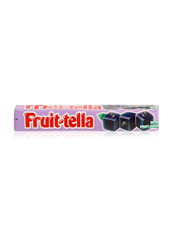 Fruittella Fruit Juice Blackcurrant Chews Candy, 36g
