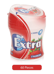 Wrigley Extra Strawberry Chewing Gum, 60 Pieces