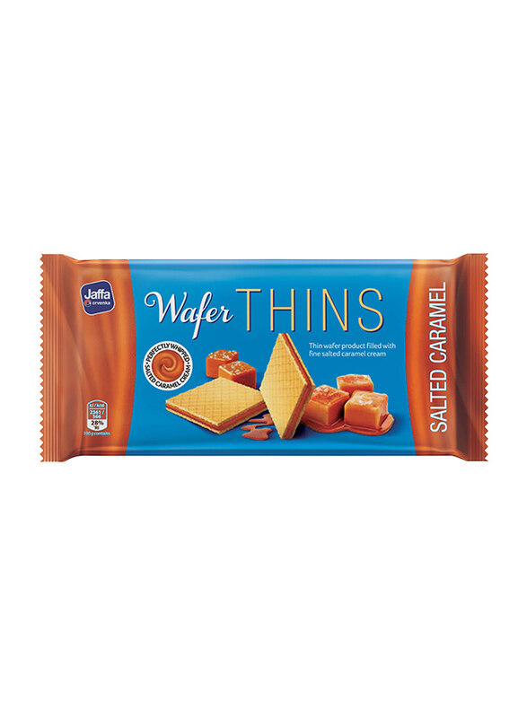 Jaffa Crvenka Thins Salted Caramel Wafer, 125g