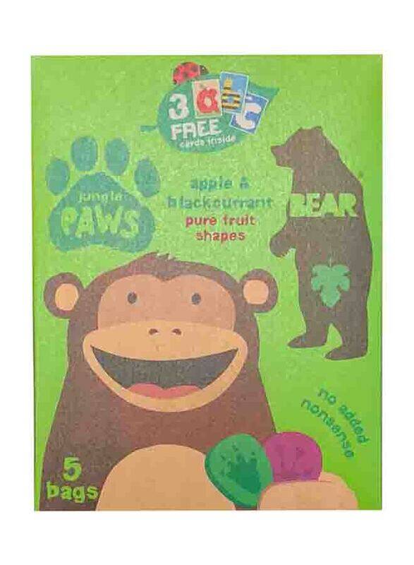 

Bear Dino Paws Apple & Blackcurrant Pure Fruit Shapes, 5 x 20g