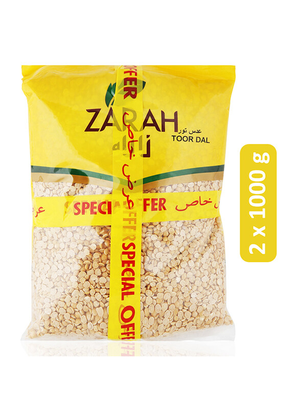 

Zarah Toor Dal - 2 x 1000 g