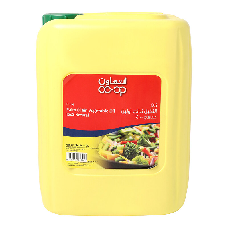 

CO-OP 100% Natural Pure Palm Olein Vegetable Oil, 10 Liters