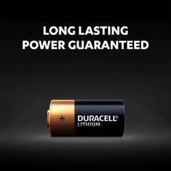 Duracell CR2 3V Ultra Lithium Photo Camera Battery, Black/Gold
