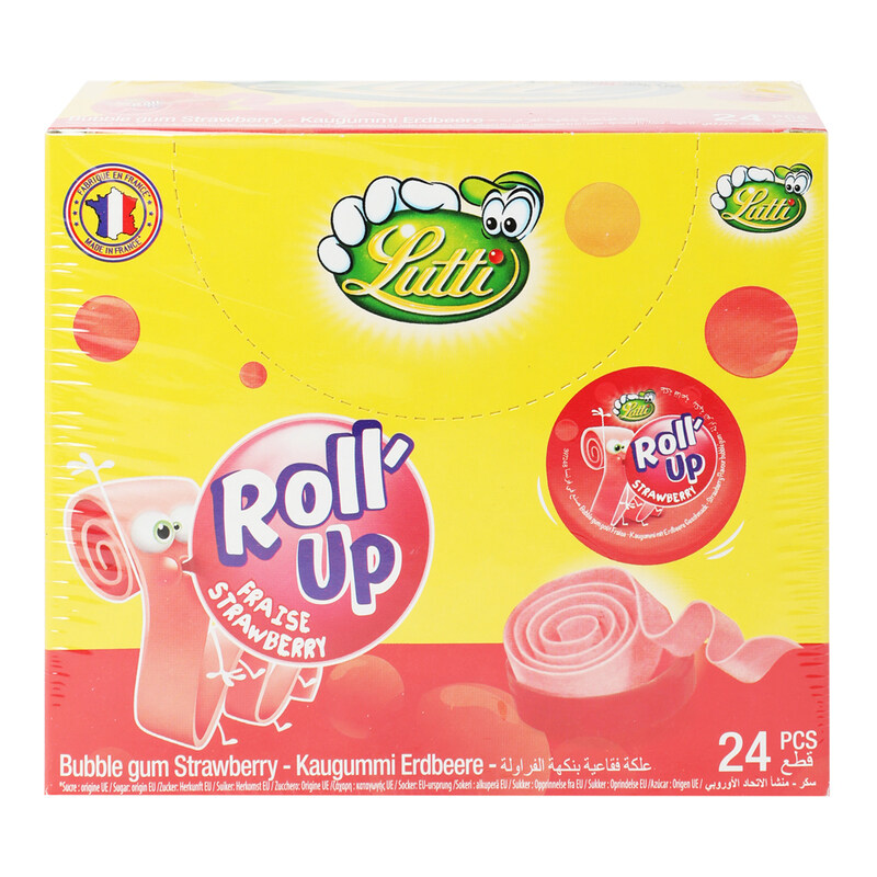 

Lamy Lutti Roll Up Fraise Strawberry Bubble Gum, 24 Pieces