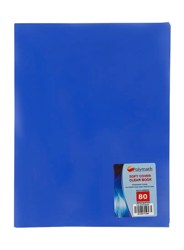

Polymath 80 Flap Multifunction File, Blue