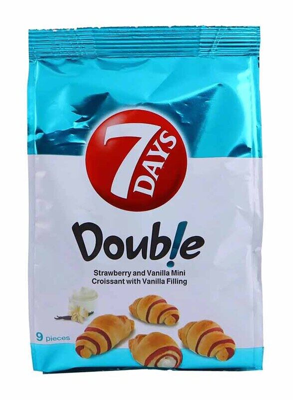 

7-Days Double Strawberry & Vanilla Mini Croissant, 9 Pieces
