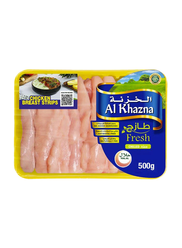 

Al Khazna Fresh Chicken Breast Strips, 500g