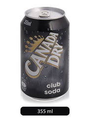 Canada Dry Club Soda Can, 355ml