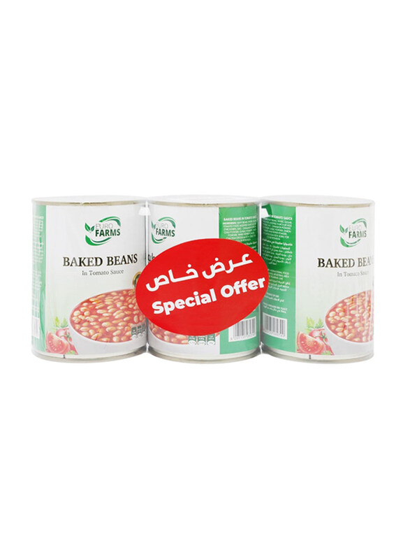 

Euro Farms Baked Beans in Tomato Sauce, 3 x 400g