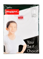 Slugger Cotton Under Shirt for Boys, White, 13 - 14 Years