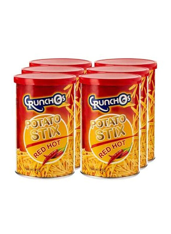 

Crunchos Potato Red Hot Stix, 6 x 45g