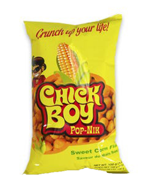 Chick Boy Pop Nik Sweet Corn Flak, 100g