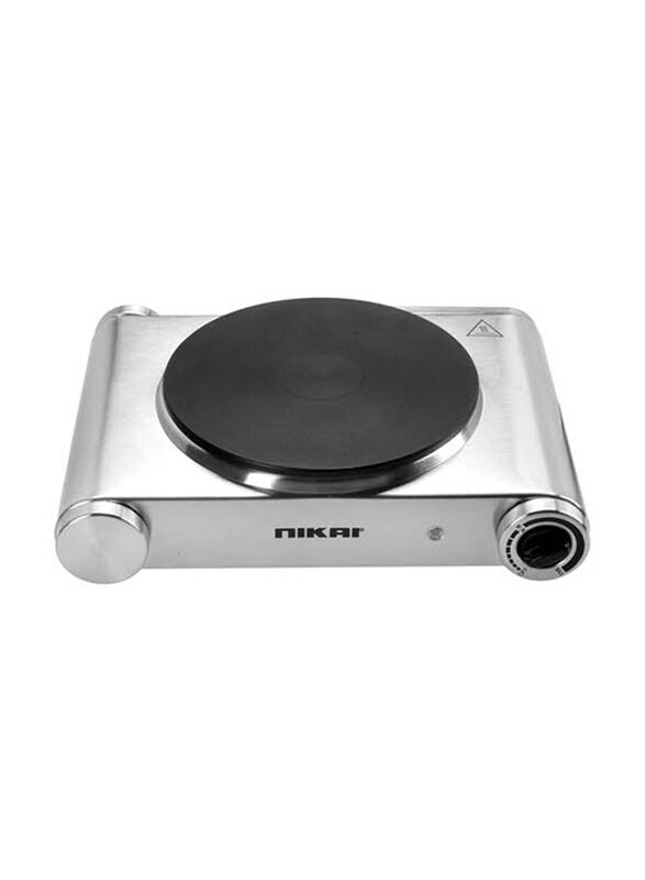 

Nikai Single Hot Plate - NKTOE4N, Silver/Black