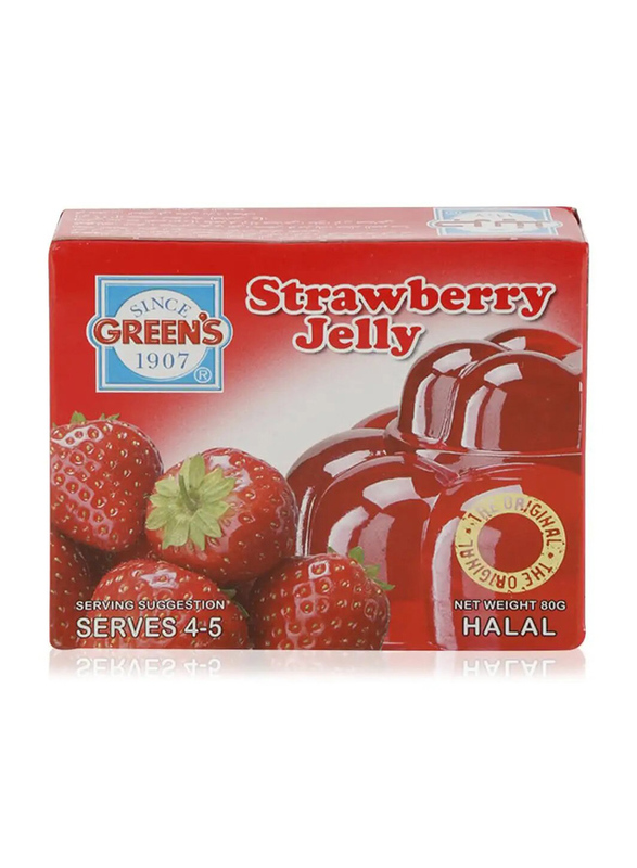 Green's Clear Strawberry Jelly - 80g