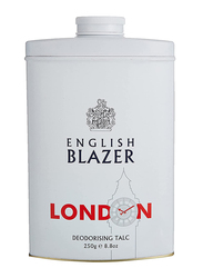 English Blazer London Talcum Powder, 2 x 250gm, White