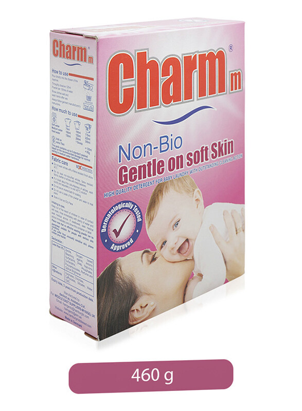 

Charm Non-Bio Detergent Powder for Baby Laundry, 460g