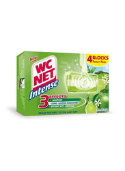 WC Net Lime Fresh Rim Blocks Toilet Cleaner - 4 x 34g