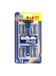 Gillette Blue 3 Smart Razor, 13 Pieces