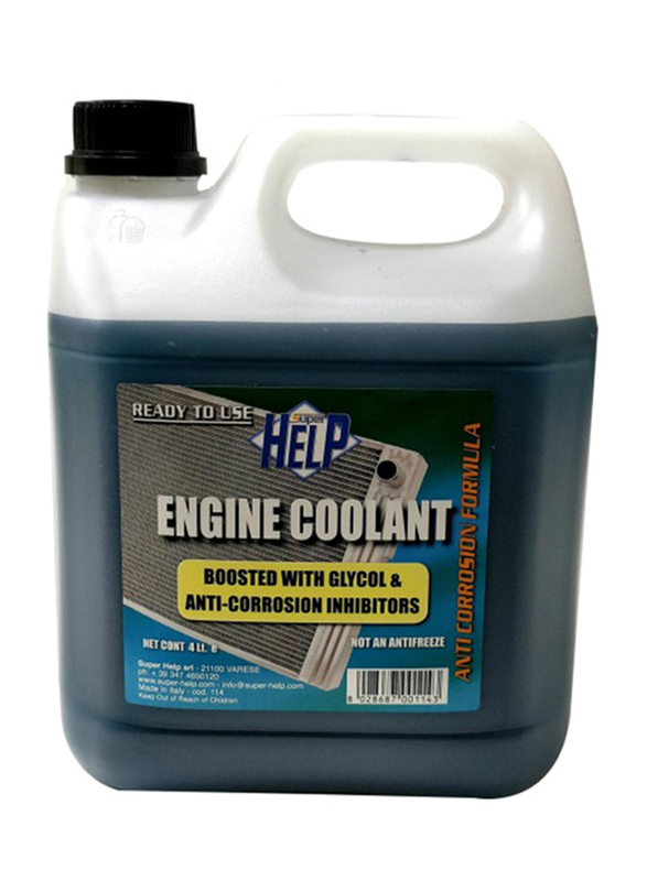 Super Help 4 Liters Engine Coolant, Black